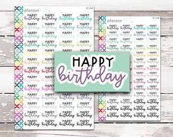 KF-29 || "HAPPY BIRTHDAY" Kit Font Scripts - Standard & Mini Size