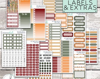 KIT-850 ADD ONS #3 || "Give Thanks" Kit Add Ons - Labels / Extras