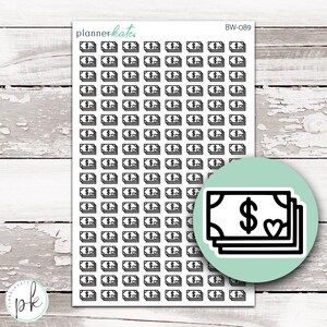 BW-89 || MONEY Icon Sticker