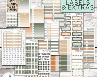 MK-814 ADD ONS #3 || "Sage & Honey" Kit Add Ons - Labels / Extras