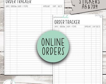 STK-174 || Online Order Tracker Dashboard Sticker