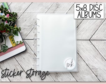 5x8 DISC ALBUM - Sticker Storage