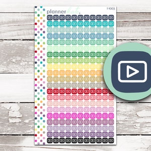 I-1003 || YOUTUBE Itty Bitty Icon Sticker