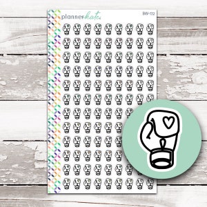 Boxing Glove - BW Icon Stickers || BW-172