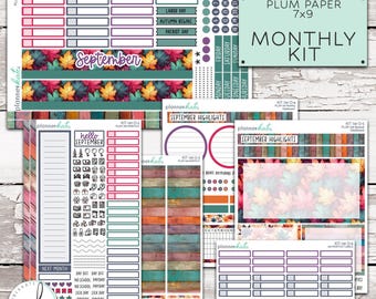 KIT-741 O - PLUM 7x9 Monthly || "Feeling The Fall"