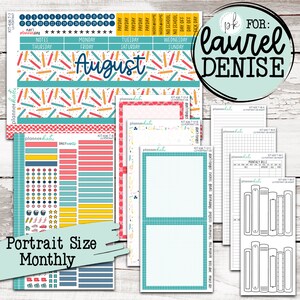 50% Off! KIT-636 T - Laurel Denise Monthly - Portrait Size || &quot;STUDY BUDDY&quot;