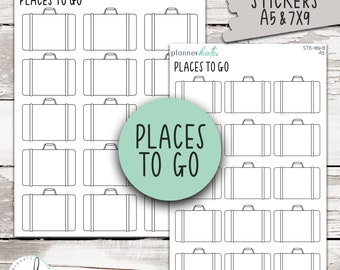 STK-189 || Places To Go Dashboard Sticker