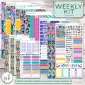 KIT-816 WEEKLY || "Floral Splash" - Weekly Kit Planner Stickers