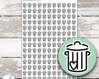 BW-18 || TRASH / GARBAGE Icon Sticker