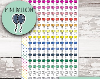 V-61-H || Mini Balloon Doodle Stickers - EC Legacy