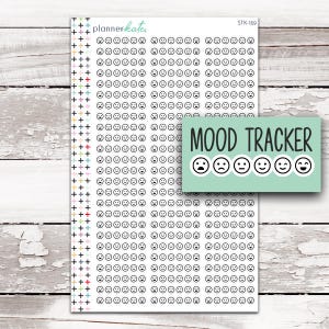 STK-159 || MOOD TRACKER - Planner Stickers