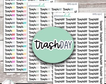 KMS-122 || Trash Day Kit Mixed Scripts