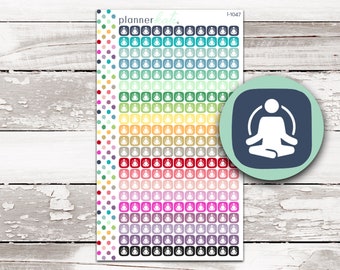 I-1047 || YOGA Itty Bitty Icon Sticker