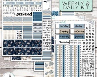 KIT-756 Q3-9 - Hobonichi Cousin Weekly / Daily || "Frosted Pines"