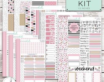 KIT-705 WEEKLY || &quot;Galentine&quot; - Weekly Kit Planner Stickers