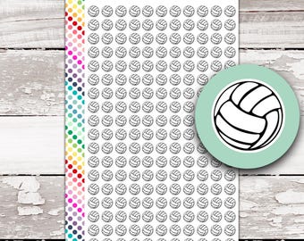 STK-136 || VOLLEYBALL Planner Stickers