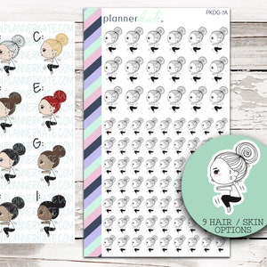 PKDG-7 || WORKOUT Pk Doodles Planner Stickers (9 Variations)