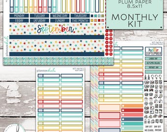 KIT-740 N - Plum 8.5x11 Monthly || "Back To School"