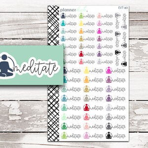 EVT-40 || MEDITATE Event Sticker