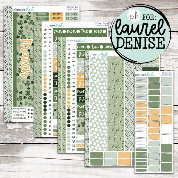KIT-610 T - Laurel Denise Monthly & Weekly Kit || "Lucky Charms"