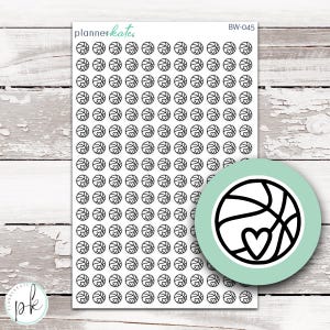 BW-45 || BASKETBALL Icon Sticker
