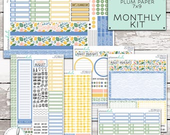 KIT-835 O - PLUM 7x9 Monthly || "Patio Picnic"