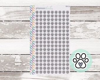 BW-32 || PAWPRINT / PET Icon Sticker
