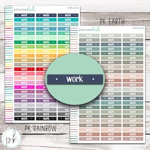 HDR-227 || WORK Header Stickers