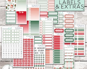 KIT-855 ADD ONS #3 || "Christmas Traditions" Kit Add Ons - Labels / Extras