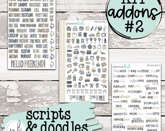 MK-627 Add Ons #2 || "My Father" Kit Add Ons - Scripts & Doodles
