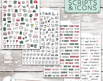 MK-808 COMPLEMENTOS #2 // Complementos del kit "Linen Bloom" - Doodles-Icons-Scr