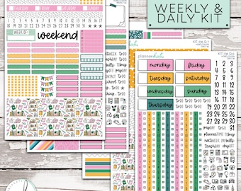 KIT-736 Q3-9 - Hobonichi Cousin Semanal/Diario // "Ratón de biblioteca"