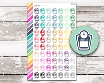 STK-135 ||  SCALE / WEIGH-In Planner Planner Stickers