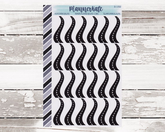 Erin Condren Life Planner Filofax 1142~~Road Trip Vacation Planner Stickers
