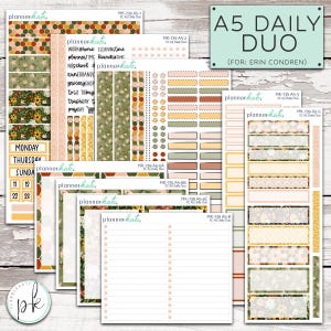 MK-739 EC A5 Daily Duo || "Busy Bee" A5 Erin Condren Daily Duo