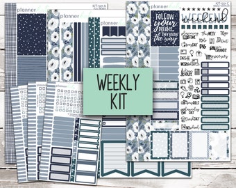 KIT-501 WEEKLY || "Winter Dreams" - Weekly Kit Planner Stickers