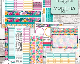 KIT-831 O - PLUM 7x9 Monthly || "Summer Vacation"