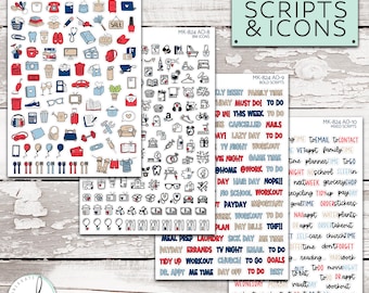 MK-824 COMPLEMENTOS N.° 2 // Complementos del kit "Libertad Recordada" - Doodles-Icons-Script