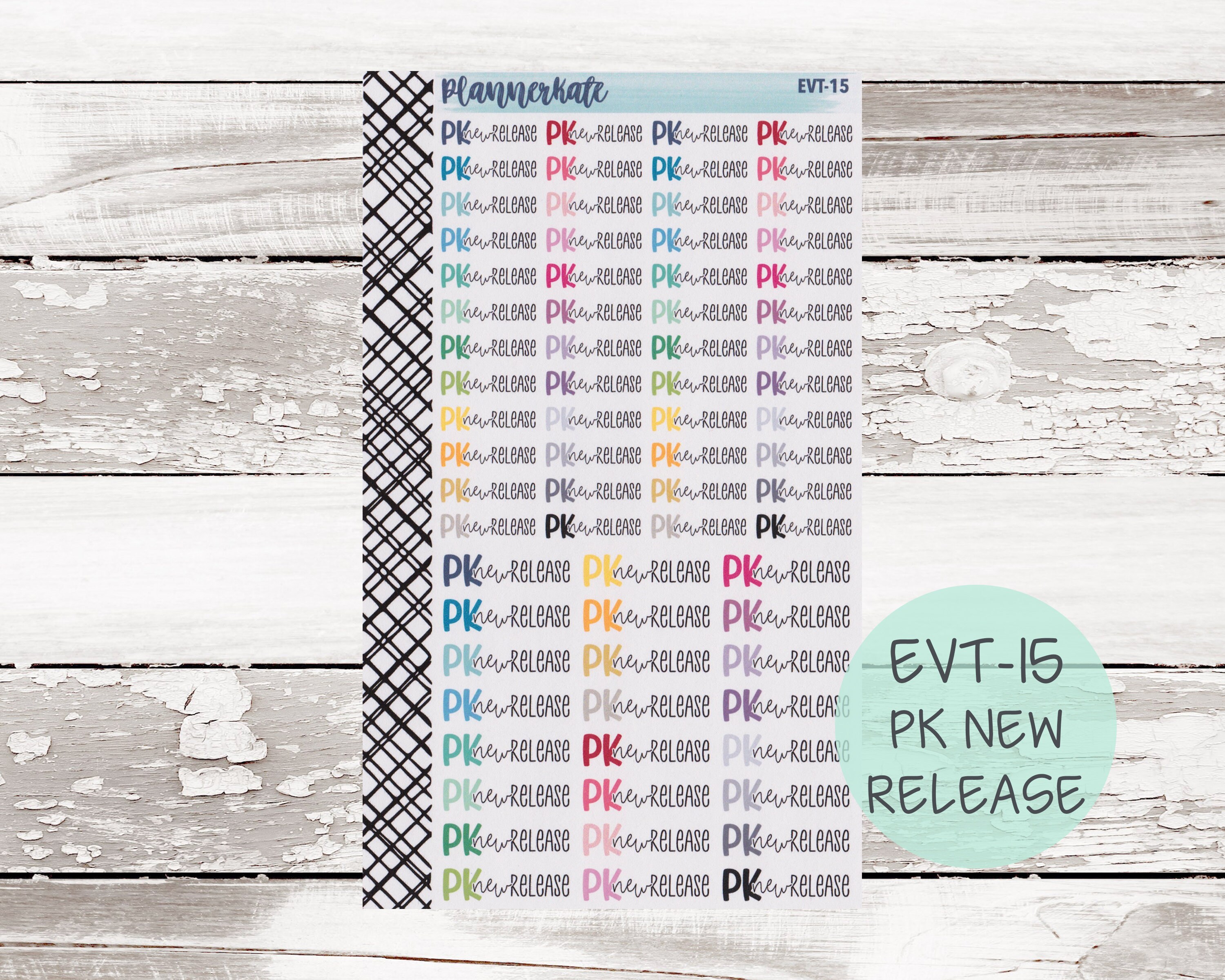 EVT-15 || PK RELEASE Event Sticker
