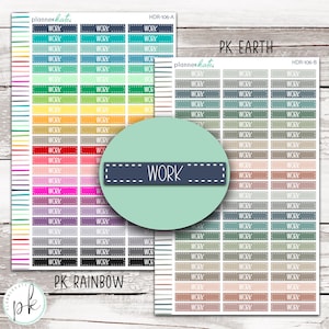 HDR-106 || WORK Header Stickers