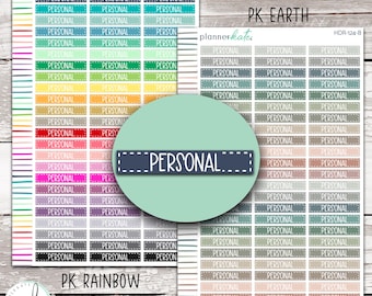 HDR-124 || PERSONAL Header Stickers