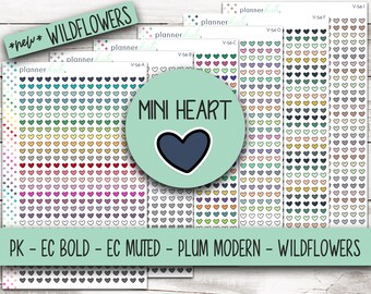 V-54 || Mini Heart Doodle Stickers