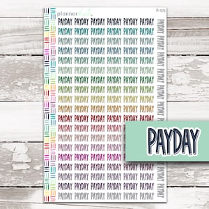 R-103 || PAYDAY Large Script Stickers