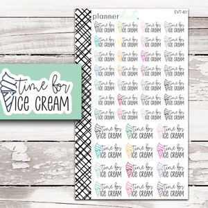EVT-87 || Time For Ice Cream Event Sticker