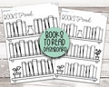 STK-114 || BOOKS to READ Dashboard Sticker