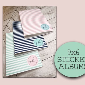 50% Off! 9x6 PK STICKER ALBUMS (1 Inch & .5 Inch)