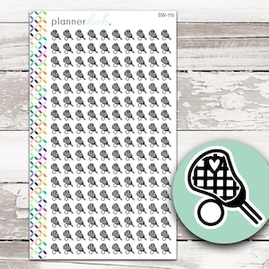 BW-119 || LACROSSE Icon Sticker