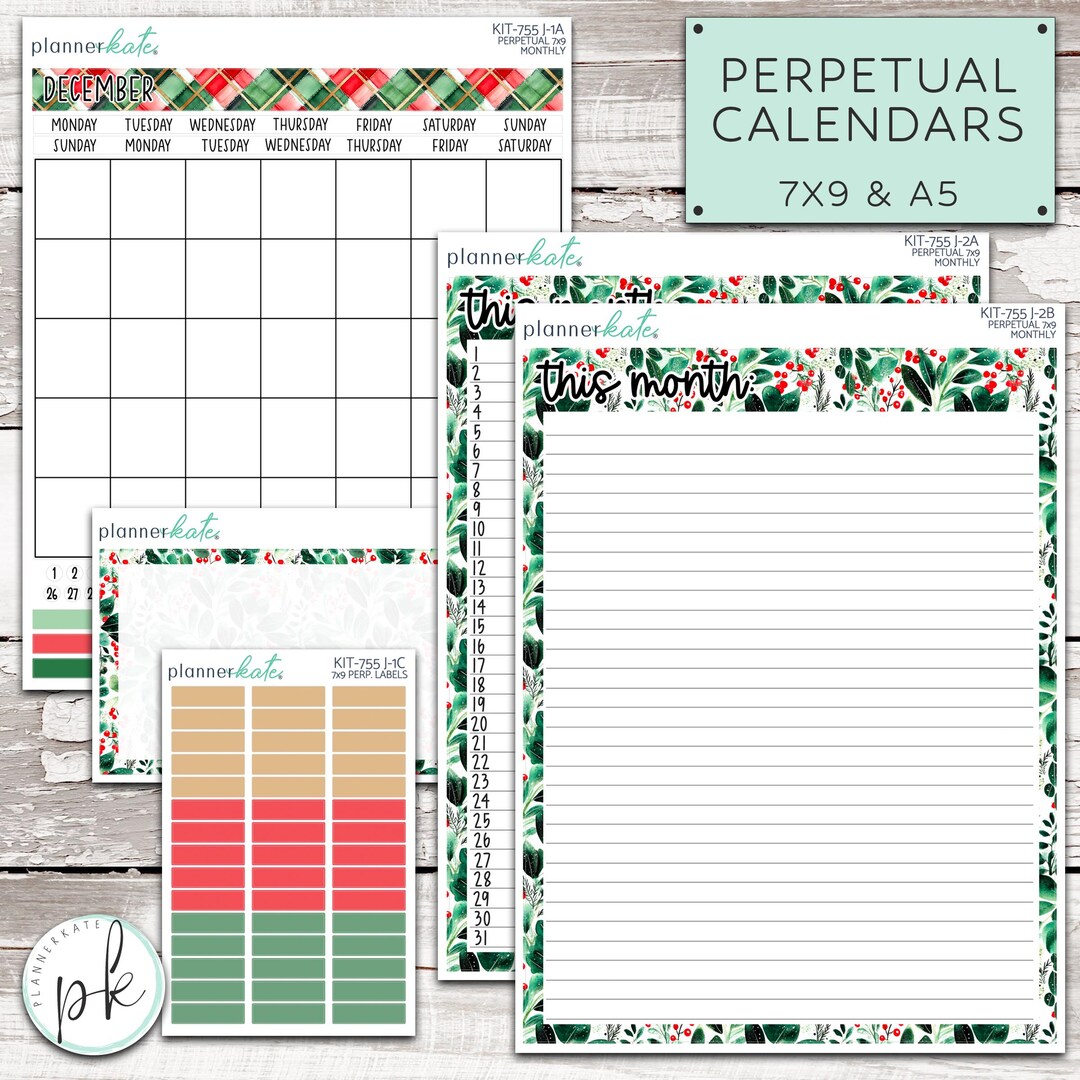 Kit Off Calanders KIT-755 J PERPETUALS ||