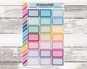 S-207 ||  HALF BOX Planner Stickers