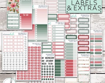 MK-808 ADD ONS #3 || "Linen Bloom" Kit Add Ons - Labels / Extras